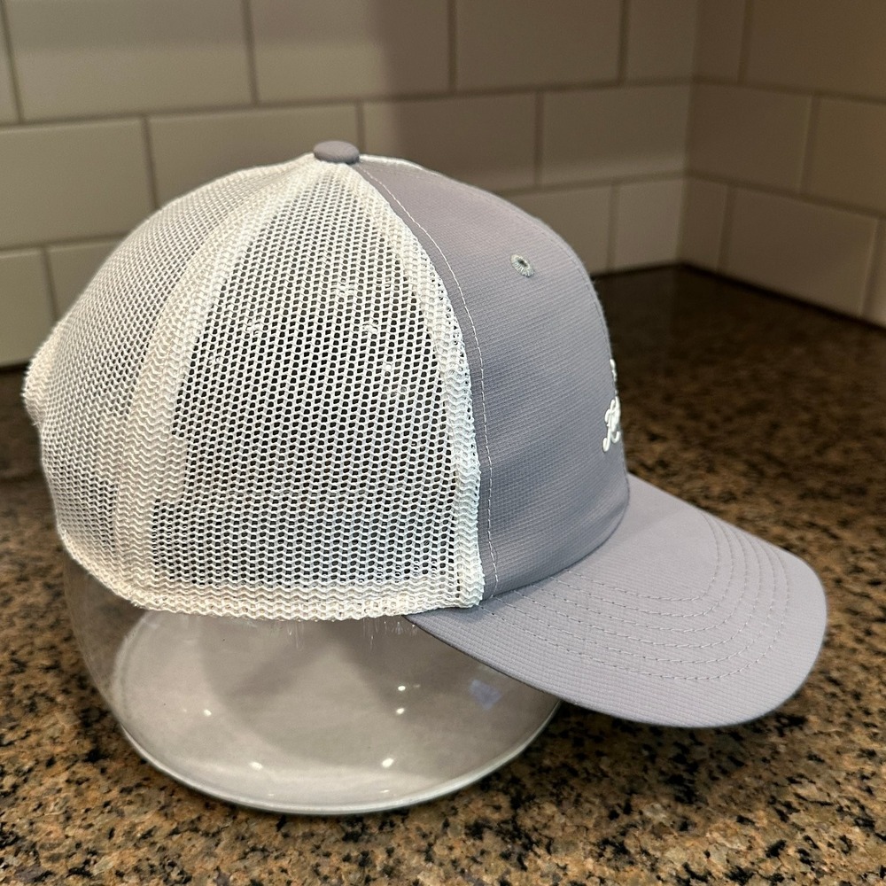 Kaanapali Resort Hawaii Imperial Trucker Hat Snapback Light Grey White - Picture 8 of 11